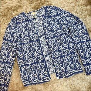 talbots sweater cardigan top